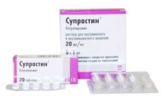 Супрастин от аллергии для детей